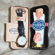 Fossil PC-9584, Prism Crystal Watch with Blac...