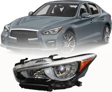 Led Projector Headlight Assembly W Afs 2014-2017 Infiniti Q50 Left Driver Side Led Projector Headlight Assembly W Afs 2014-2017 Infiniti Q50 Left Driver Side