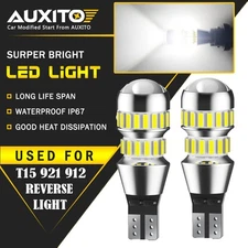 AUXITO 921 912 T15 LED Reverse Backup Light Bulb 2000LM 6500K Super Bright 42H A