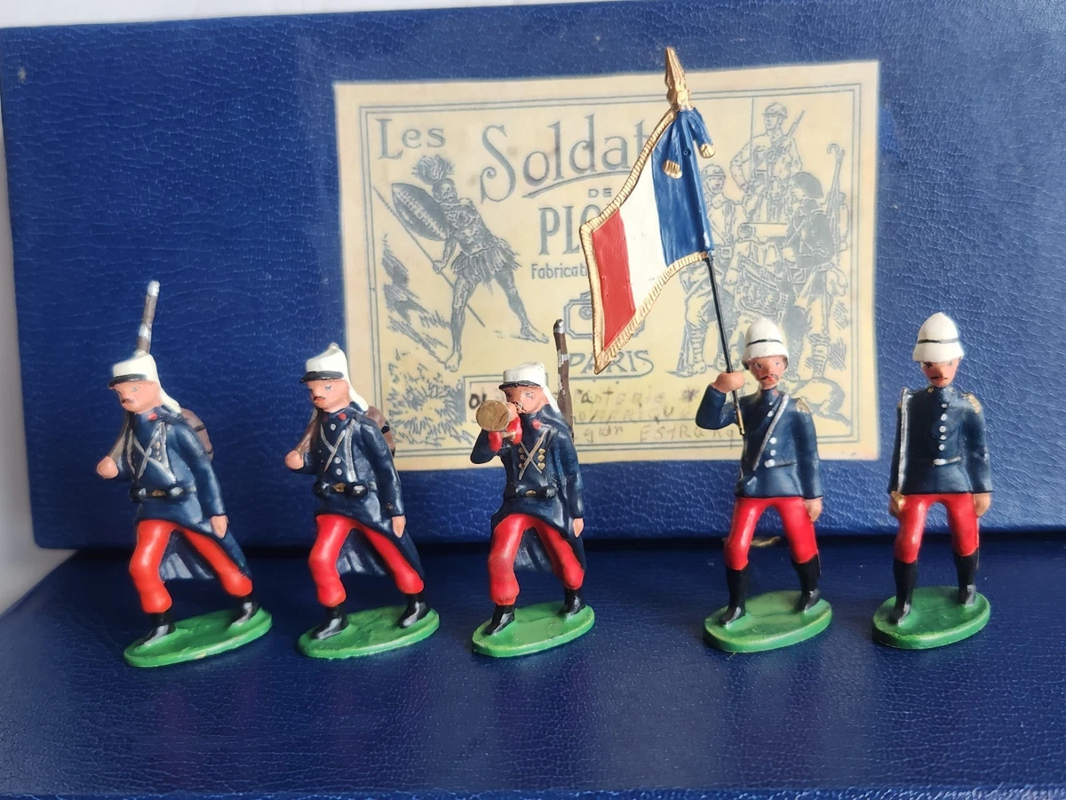 Soldats De Plomb CBG MIGNOT 54mm - 10 Soldats Des Gardes
