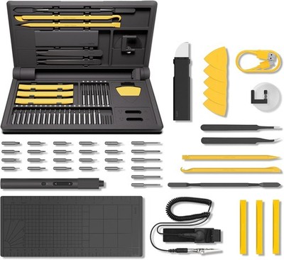 HOTO 48 in 1 Feinmechaniker Werkzeug Set Mini Elektrischer Schraub