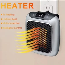 Mini Electric Heater For Home Small Bathrooms  Heating Fan Wall Mounted