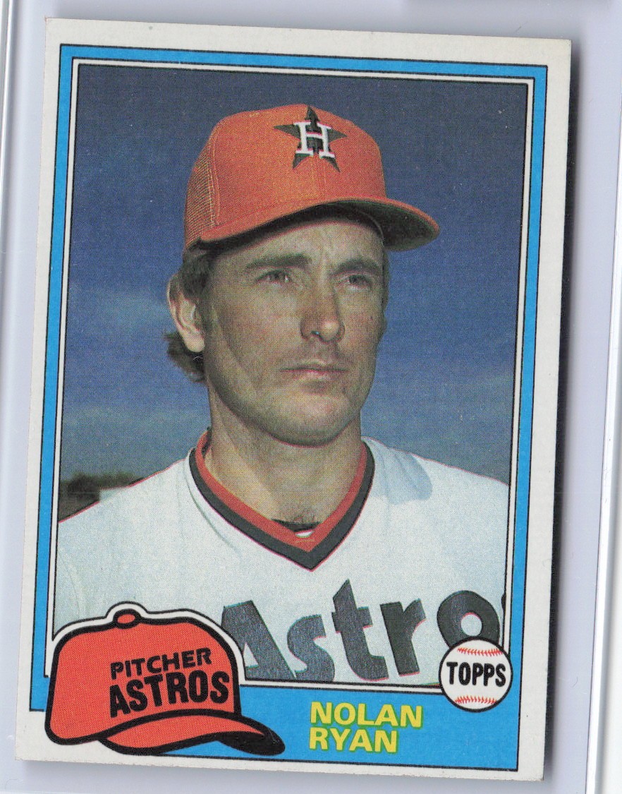 1981 Topps Nolan Ryan #240 - Astros - NM - S6571