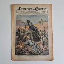 domenica del corriere 1917 n°36 ● GUERRA MONDIALE mortaio skoda