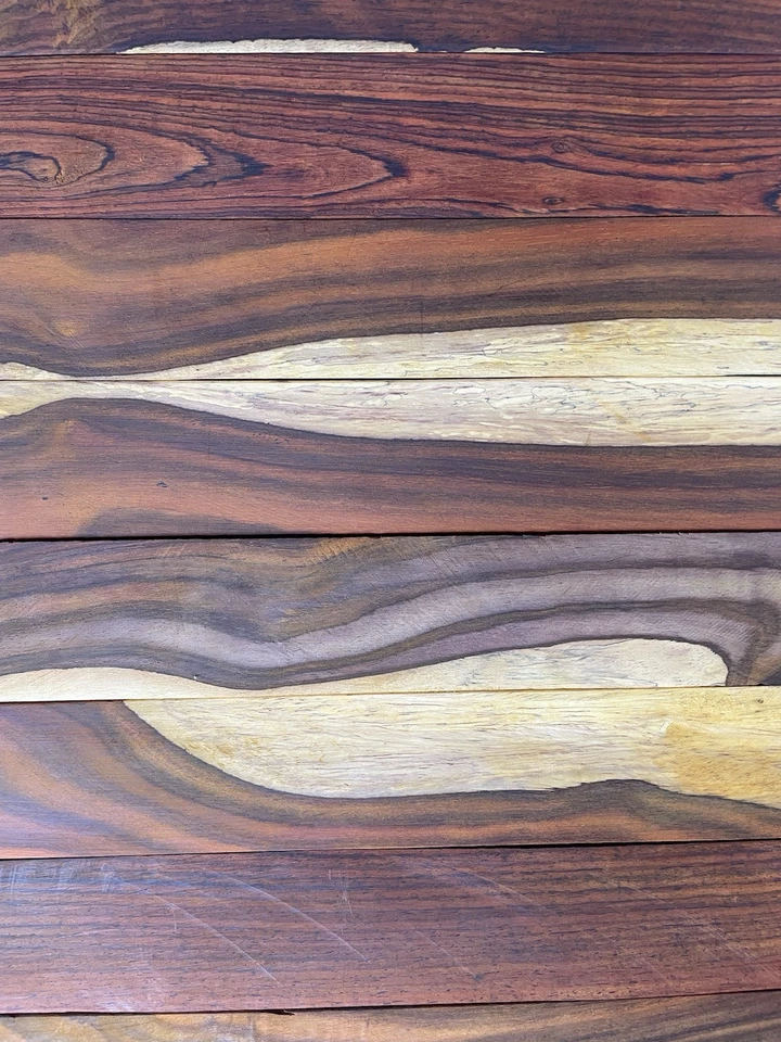 Cocobolo guitar fingerboard Or Fretboard Blank - Hardwood FOR DIY PROJECTS - Image 2 of 4