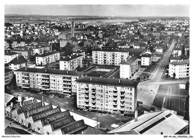 BBFP4-0324-68 - Im Flug Über SAINT-LOUIS - Les HLM