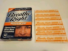 Breathe Right Advanced Clear Nasal Strips Open Box Of 8