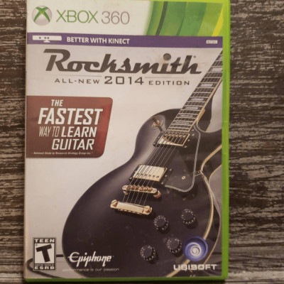 Rocksmith 2014 Edition (Microsoft Xbox 360, 2014) No Manual, No Cables