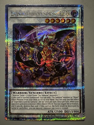 YUGIOH LEGENDARY LORD SIX SAMURAI - SHI EN ASIA ENGLISH ROTA 25TH