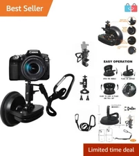 Powerful Suction Cup Mount for Cameras - 110 lb Capacity, Perfect for Car/Boat