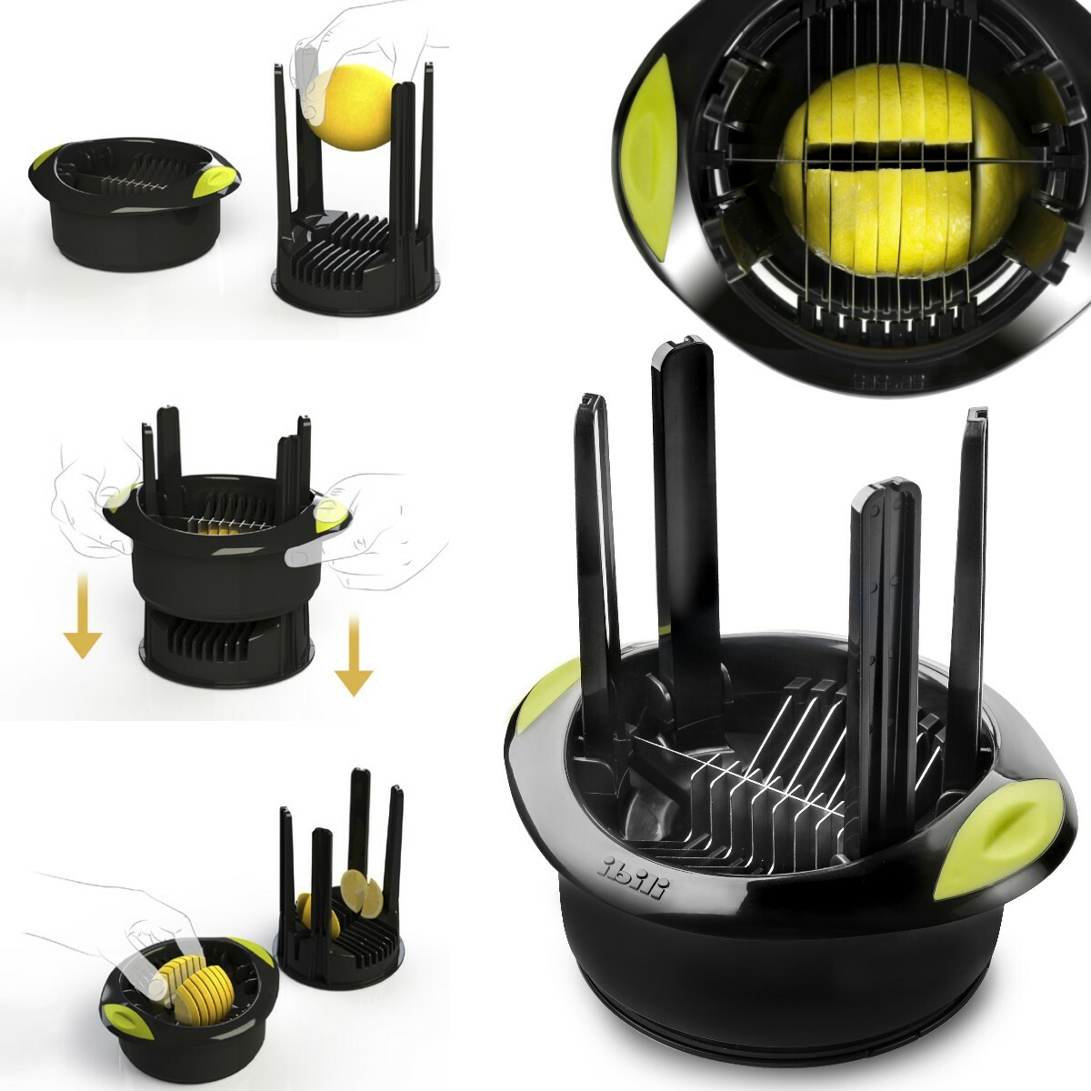 GASTRO ZITRONENSCHNEIDER ibili LIMETTENSCHNEIDER ZITRUSFRÜCHTE HALBMONDSCHNEIDER