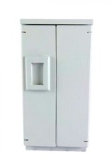 Dolls House Modern Fridge Freezer White Miniature Kitchen Furniture 1:12 Scale