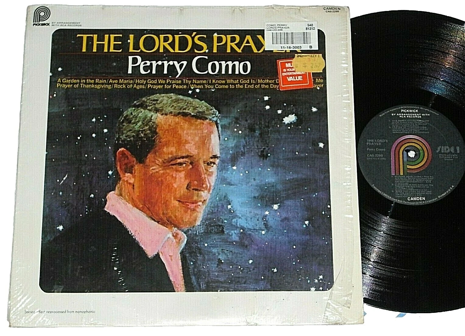 Perry como Devocional y religiosa discos de vinilo de velocidad de 33 RPM
