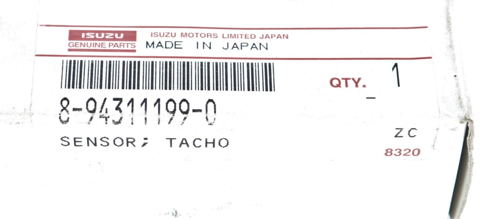 New B240600000391 Sany America Tach Sensor Isuzu # 8-9431 1199-0 