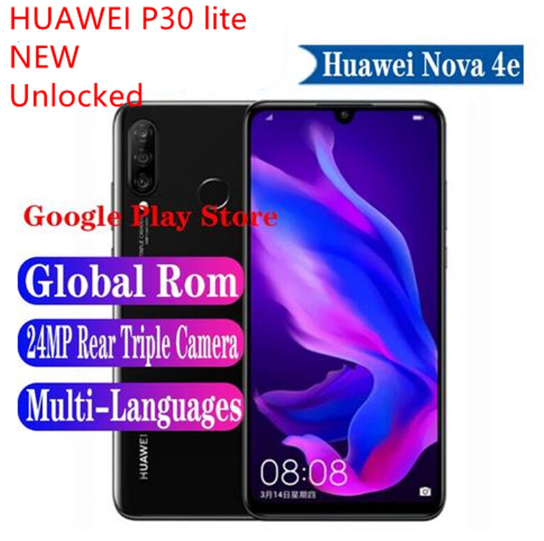 Huawei Nova 4e / P30 Lite■4GB／128GBシムフリー Huawei launches the Nova 4e, a Huawei P30 Lite for the
