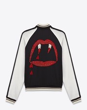 SS14 Saint Laurent Paris Blood Luster Jacket Souvenir Teddy Bomber Hedi Slimane