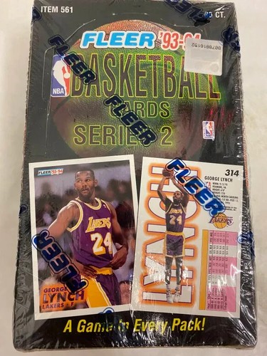 New 1993-94 Fleer Basketball Series 2 Box Factory Sealed