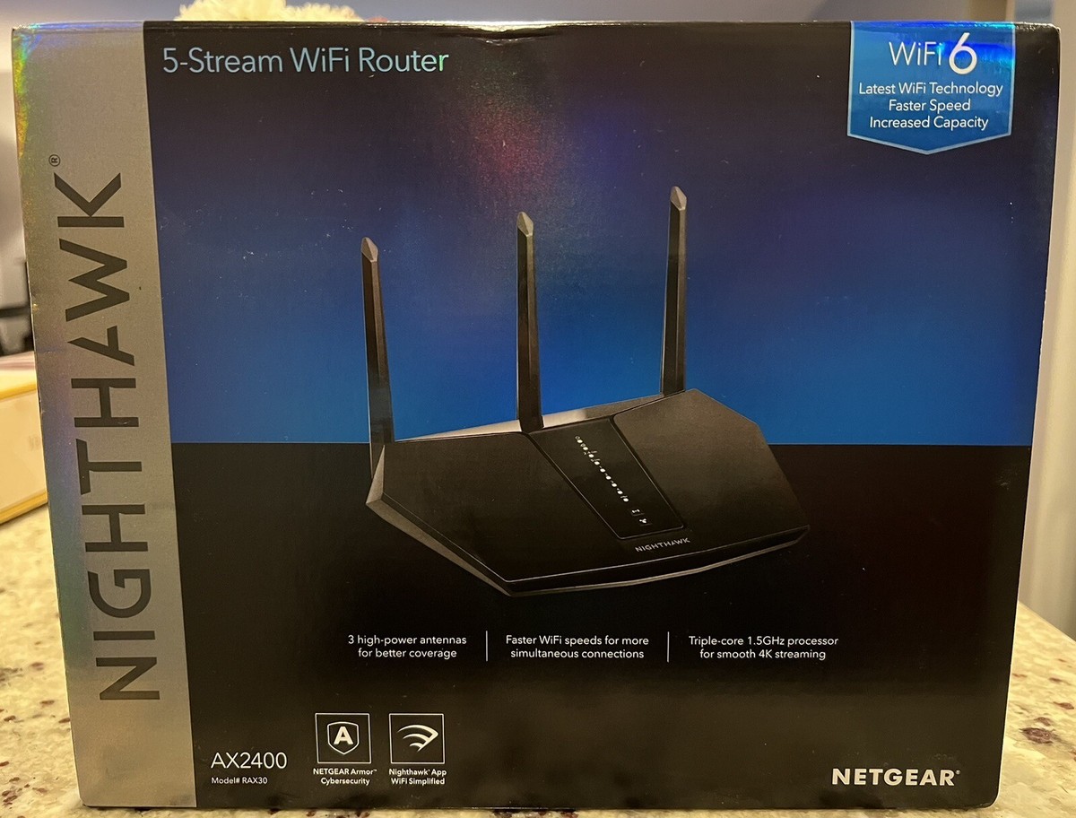 Netgear AX2400 Nighthawk AX WiFi 6-router RAX30-100EUS