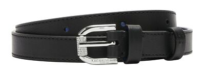 LIEBESKIND BERLIN Fab 5 Kodiaq Sheep Roller Buckle Belt 1.8 CM W85 Black schwarz