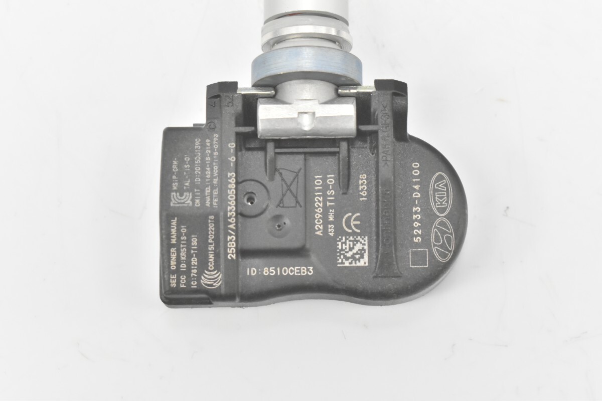 Lot De 4 Capteurs TPMS Pour Pneus Hyundai IX35 Low-Line - Fréquence 434 MHz, Réf. 52933-2S400 (TRW) - Neufs