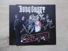 Body Count "Ice-T Ernie C Sean E Sean" Autograph Signed CD Cover "Born Dead"