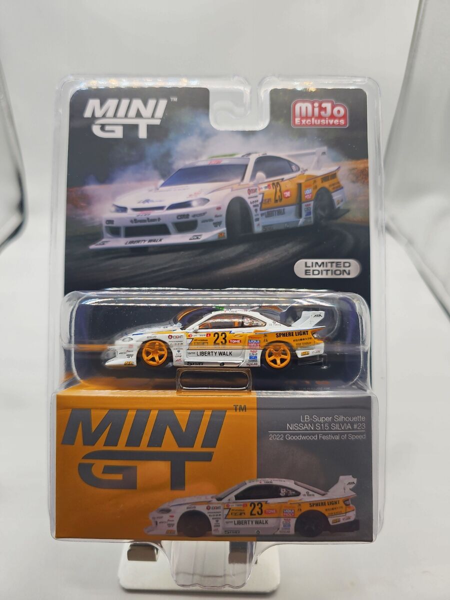 【新作入荷!!】 chase- Mini #23 SILVIA S15 SILHOUETTE LBWK Nissan 1:64 GT ミニカー