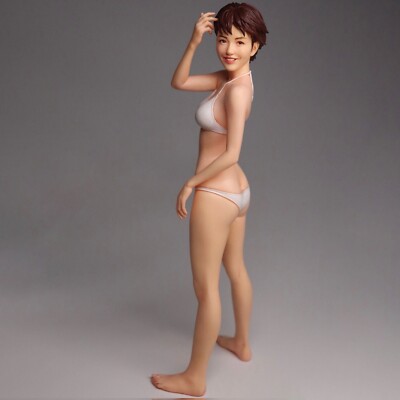 Bikini Girl Figur im Maßstab 1:12 - Resin Modellbausatz für Diorama ungebaut