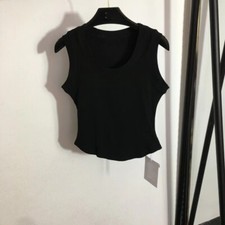 Hot sale Wholesale white black and pink women sexy fashion sleeveless vest/top