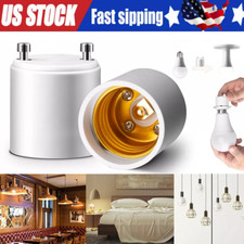 GU24 To E27 /E26 Screw LED Light Lamp Bulb Base Adapter Socket Converter Adaptor