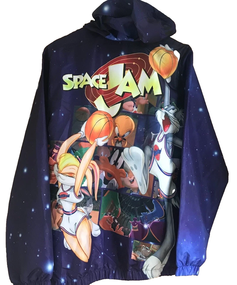MEMBERS ONLY SPACE JAM TUNE SQUAD Windbreaker Jacket Exclusive From USA Size L - Image 4 of 4