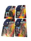 Kenner Star Wars: The Power of the Force (1995) 4 Action Figures With Boxes