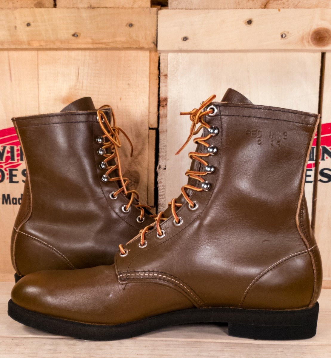 Red Wing 5128 Classic Work Boots Size 10.5D (Soft Toe) (1970 Red Wing 5128 Classic Work Boots Size 10.5D (Soft Toe) (1970