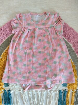 Kleid ° Body ° pastell ° Rosa ° Bubbles ° Baby ° 68