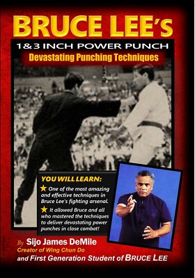 Bruce Lee 1'' & 3'' Power Punch DVD James DeMile seattle wing chun do jun fan
