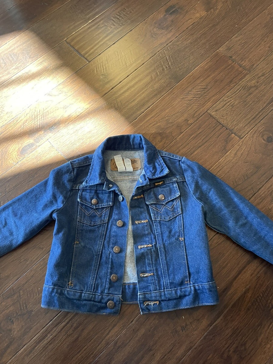 Little boys wrangler authentic western jacket XS | eBay