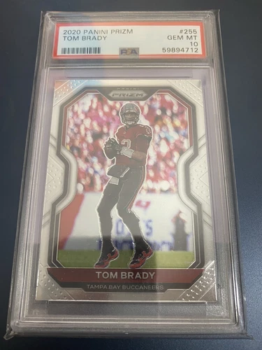 2020 Prizm Tom Brady #255 PSA 10 Gem Mint Tampa Bay Bucs MVP GOAT