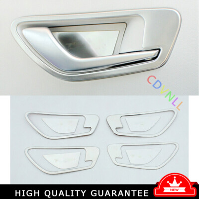 Inner Door Handle Bowl Frame Trim For Hyundai Tucson 2022 2023 Silver Titanium