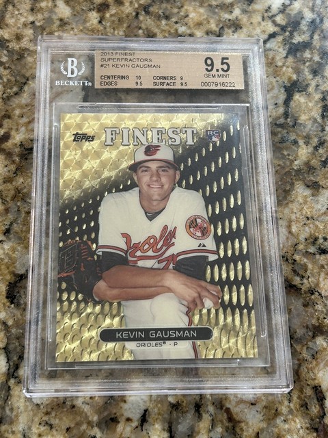 2013 Topps Finest #21 Kevin Gausman RC Superfractor Rookie BGS 9.5 Gem Mint 1/1!