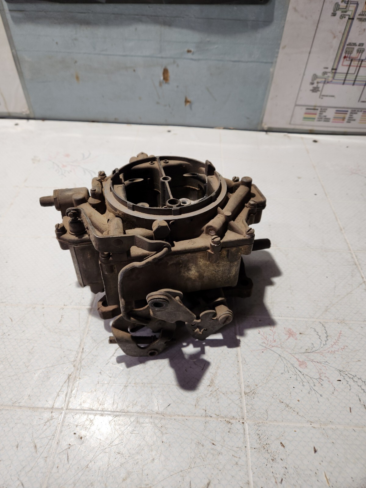 Rochester 4GC 9846 Carburetor 1957 Core | eBay