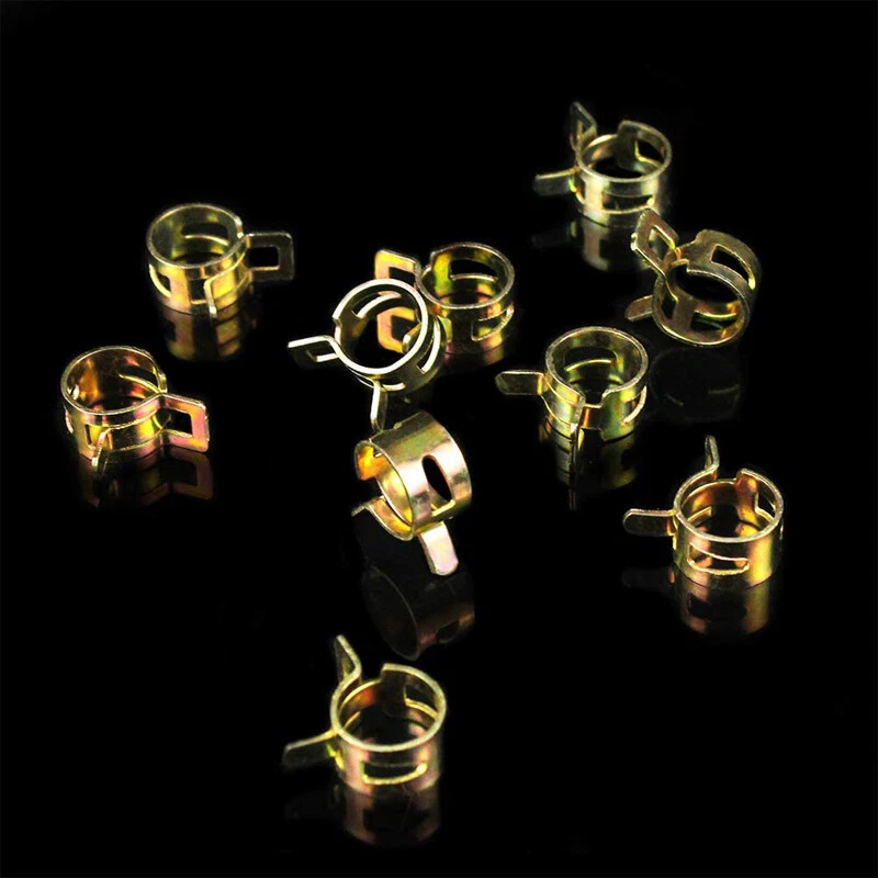 1/4" 6FT Motorcycle Gasoline Filter Oil Pipe Kit Tubing Filter 2/5" Tube Clamps - Image 3 of 4