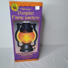Jack O Lantern Halloween Pumpkin Flame 2003 Electric Plug Tested Light Up Prop 