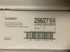 12 KleenGuard Element Safety Glasses with Clear Lens 25627
