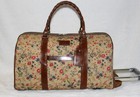 NWT Patricia Nash Avola Trolley Weekender Wheeled Duffel Bag Prairie Rose