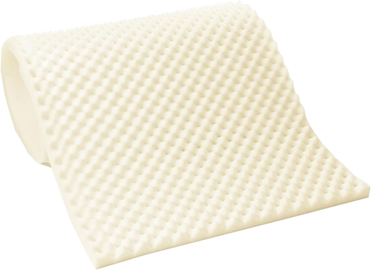 Breathable 1-Inch Convoluted Egg Shell Foam Mattress Topper | Toppers for Mattre