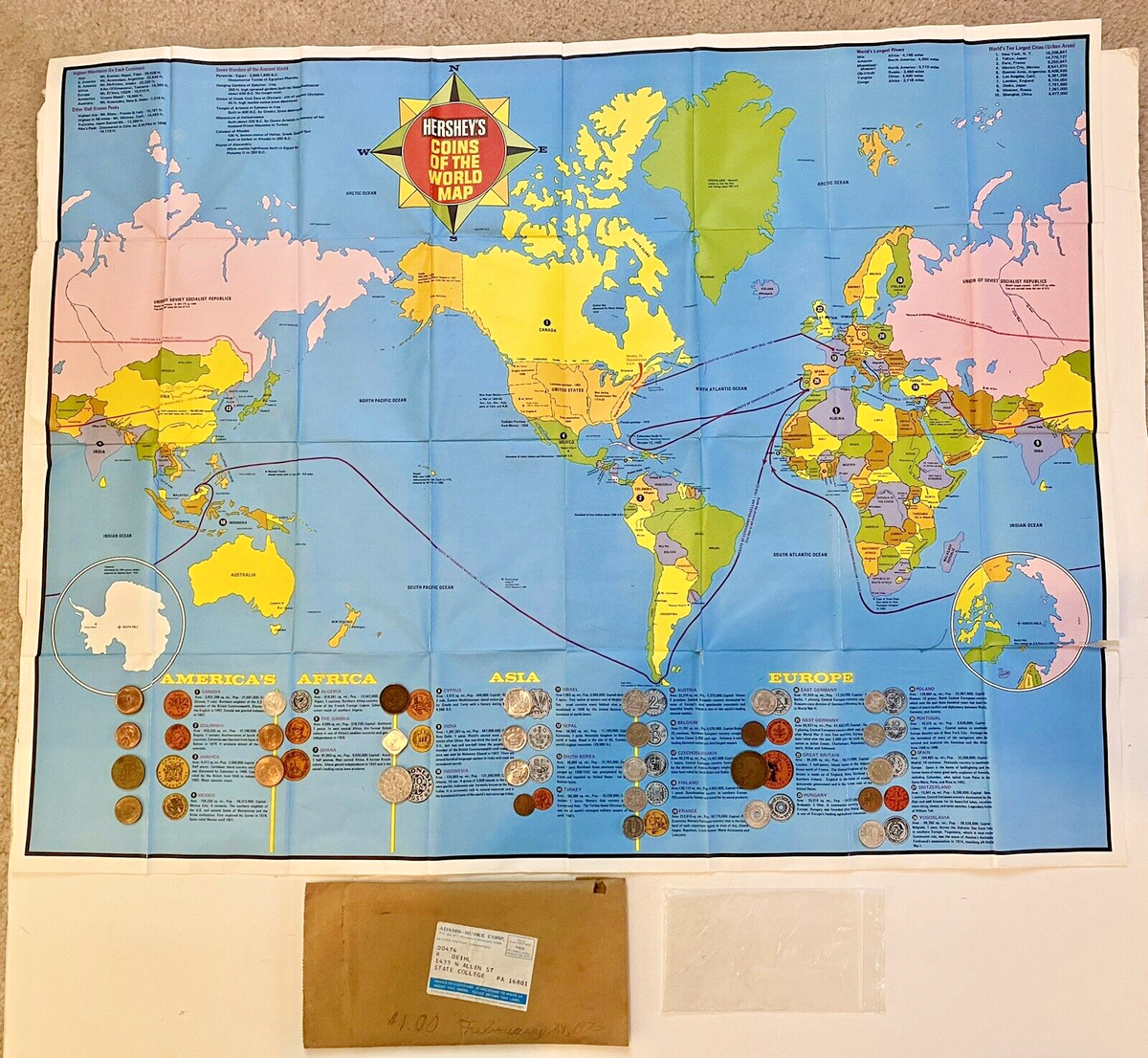 Rare Vintage Coins 1920+ World Foreign Mixed Country Hershey Of