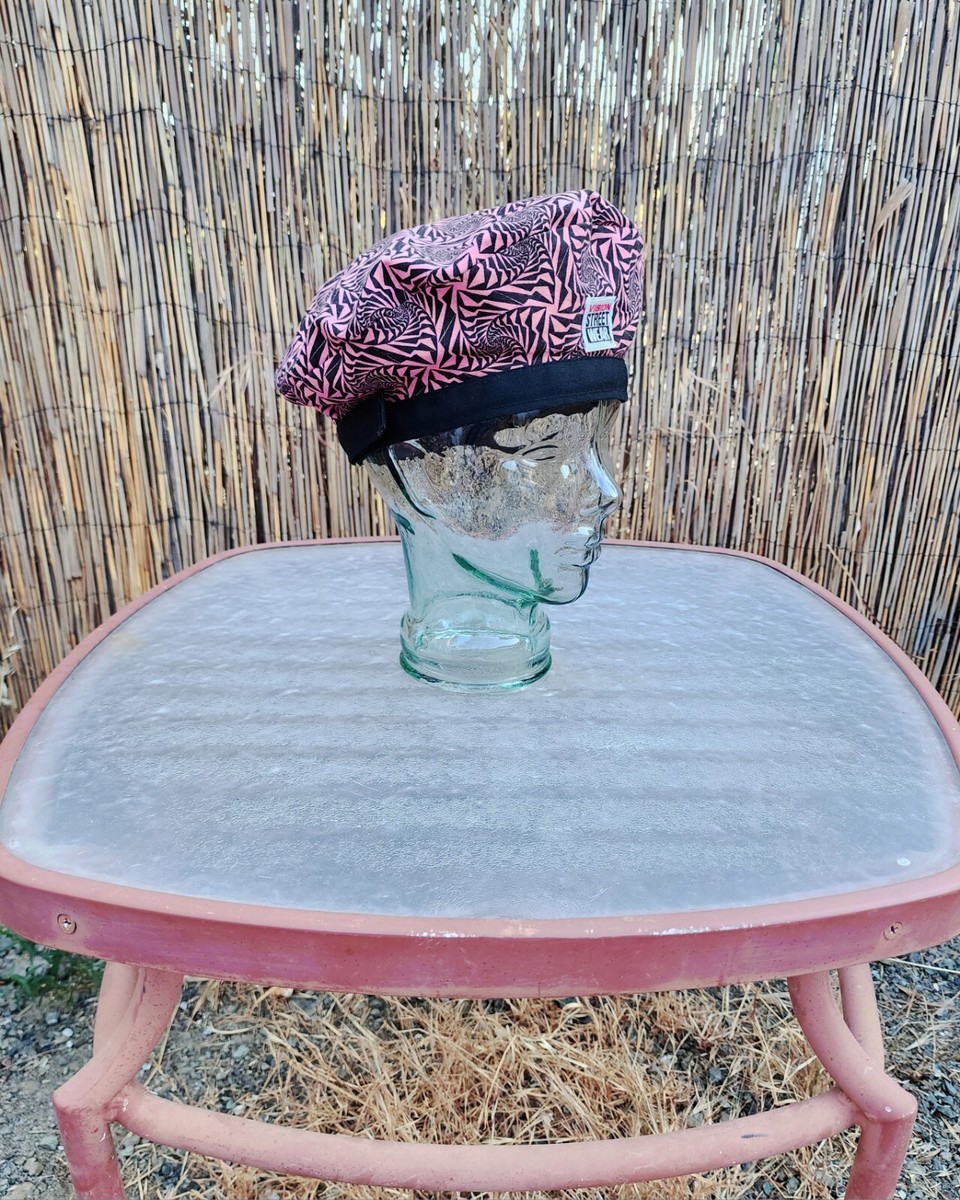 Vintage 1980s VISION STREET WEAR Beret Hat Original Skateboard Cap