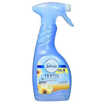 500ml Febreze Textile Freshener Golden Orchid Fragrance Lenor Refreshes Textiles