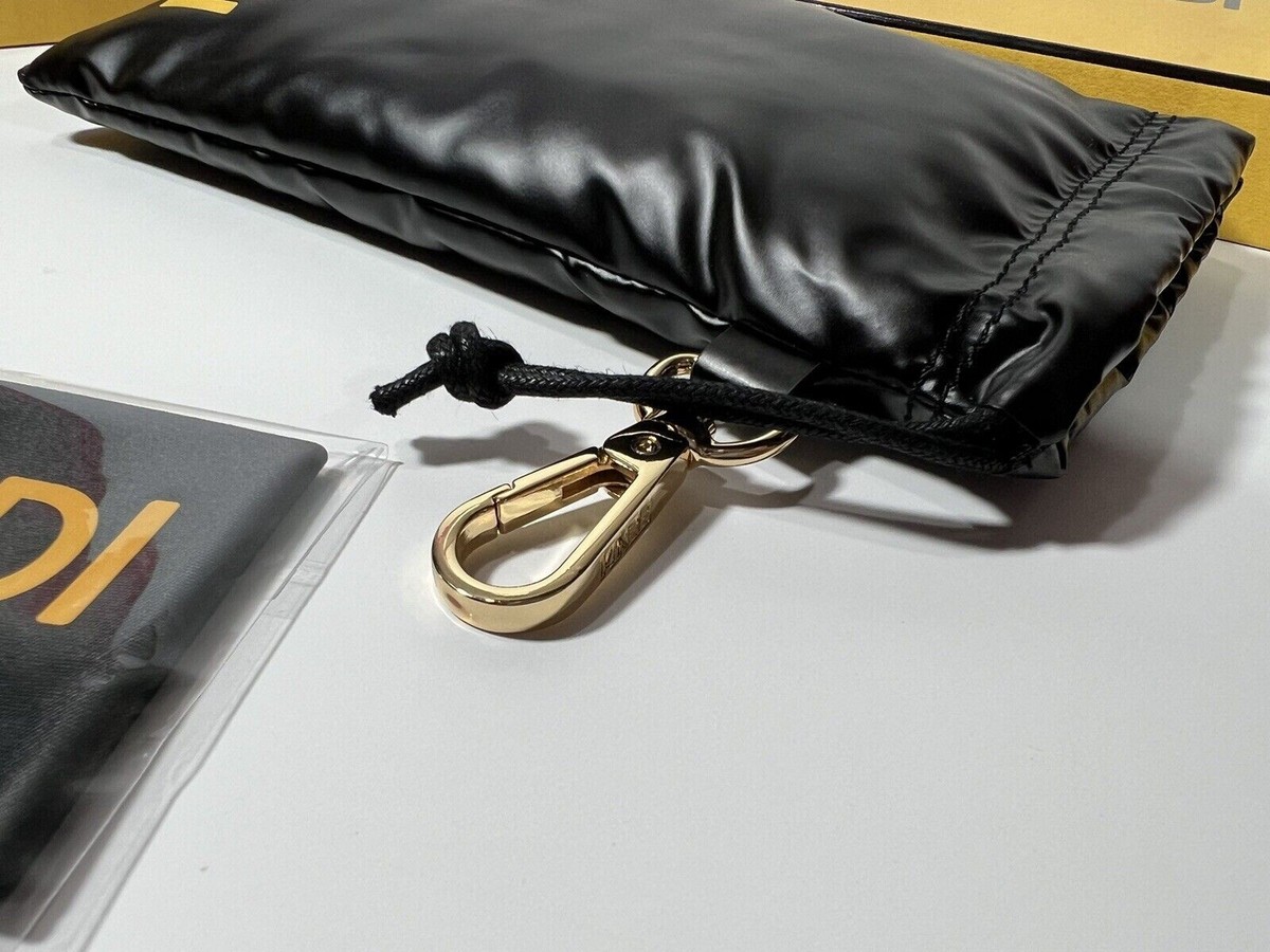Authentic Fendi Eyewear Soft Pouch With Cloth New Sunglasses Black Yellow s-l1200.jpg main image 2