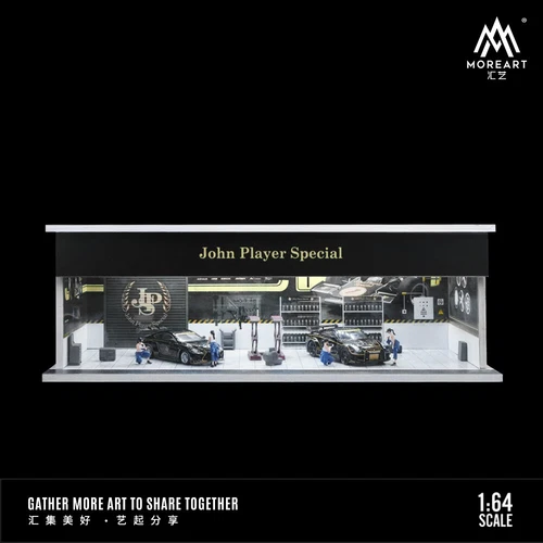1/64 Diorama Car Garage Model LED Lighting Repair Workshop Scene Display Model - Picture 13 of 60