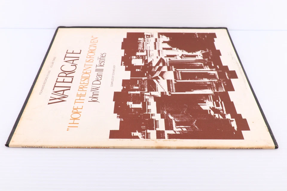 John W. Dean III – Watergate, Vol. 3: "I Hope The President Is Forgiven" LP - Image 3 of 4